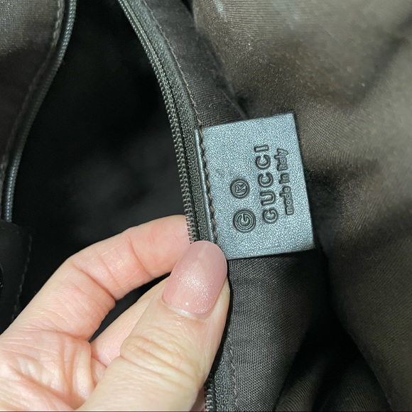 Gucci Brown GG Canvas Convertible Abbey Hobo Bag - Picture 12 of 16